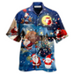 Hawaiian Shirt / Adults / S Christmas Love Santa And Gifts Lovely Night - Hawaiian Shirt - Reefox