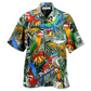 Hawaiian Shirt / Adults / S Parrot Love Xmas - Hawaiian Shirt - Reefox