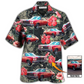Hawaiian Shirt / Adults / S Muscle Car Tropical Leaf Custom Photo - Hawaiian Shirt - Reefox