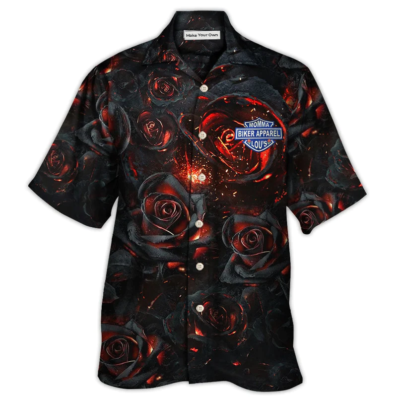 Rose Flowers Life Is Like Burning - Hawaiian Shirt - Reefox