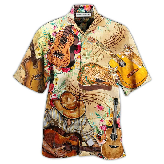 Hawaiian Shirt / Adults / S Guitar Are My Life - Hawaiian Shirt - Reefox