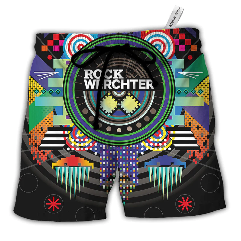 Rock Werchter Music Lover Amazing Style - Beach Short Reefox - Owls Matrix LTD