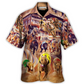 Dog Racing Painting We Love Dog Racing Greyhound - Hawaiian Shirt - Reefox