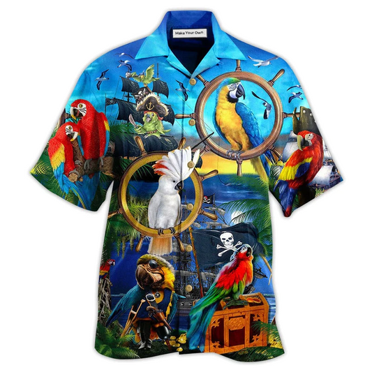 Hawaiian Shirt / Adults / S Parrot Love Life Amazing - Hawaiian Shirt - Reefox