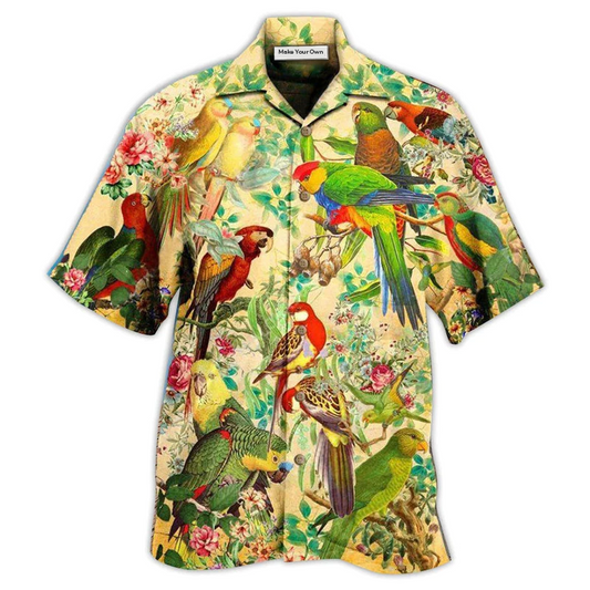 Hawaiian Shirt / Adults / S Parrot Vintage Interesting - Hawaiian Shirt - Reefox