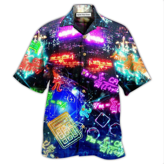 Hawaiian Shirt / Adults / S Math Makes Life Better and More Intetresting - Hawaiian Shirt - Reefox