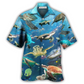 Hawaiian Shirt / Adults / S Turtle Sea Deep In The Sea - Hawaiian Shirt - Reefox