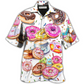 Hawaiian Shirt / Adults / S Donut Delicious Colorful Style - Hawaiian Shirt - Reefox