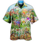 Hawaiian Shirt / Adults / S Bike Love Flowers So Much - Hawaiian Shirt - Reefox