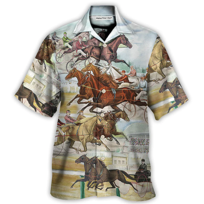Harness Racing Horse Racing The Best Seat - Hawaiian Shirt - Reefox