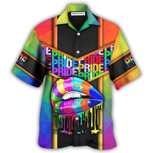 Hawaiian Shirt / Adults / S LGBT American Pride 2022 - Hawaiian Shirt - Reefox