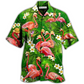 Hawaiian Shirt / Adults / S Flamingo Stand Tall And Be Fabulous - Hawaiian Shirt - Reefox