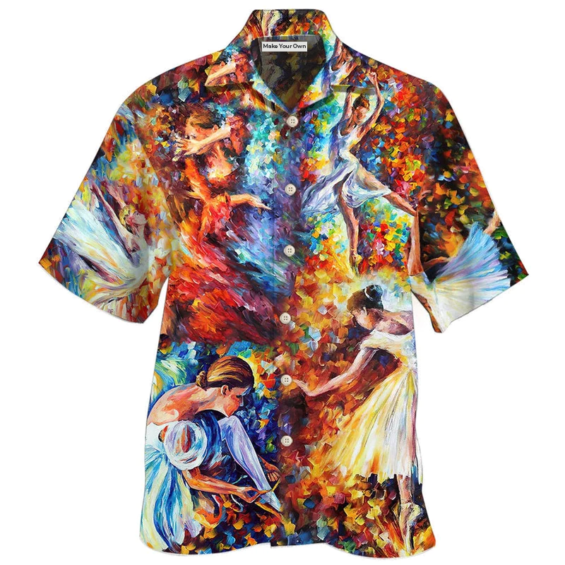 Hawaiian Shirt / Adults / S Ballet Colorful Lovely Day - Hawaiian Shirt - Reefox