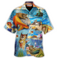 Cat Mermaid Off Sleeping - Hawaiian Shirt