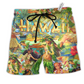 Beach Short / Adults / S Hawaii The Aloha Spirit of Hawaii - Beach Short Reefox - Owls Matrix LTD