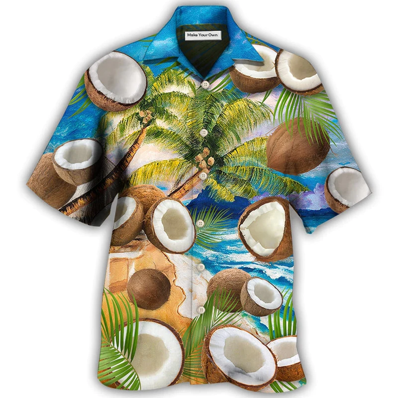 Hawaiian Shirt / Adults / S Coconut Lovely Style - Hawaiian Shirt - Reefox