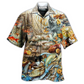 Hawaiian Shirt / Adults / S Cat Love Fish Delicious Meal - Hawaiian Shirt - Reefox
