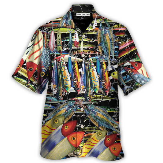 Fishing A Little Bait Catches A Big Fish - Hawaiian Shirt - Reefox