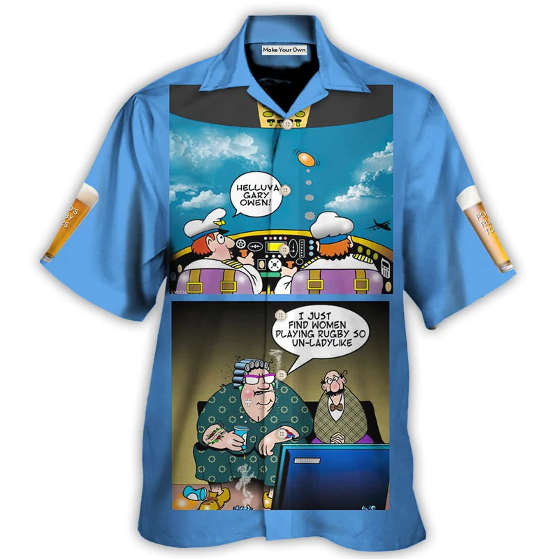 Cartoon A Customer Story - Hawaiian Shirt