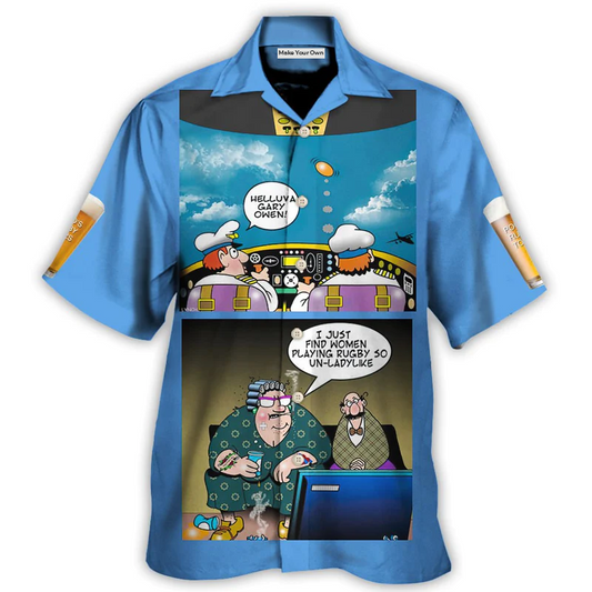 Cartoon A Customer Story - Hawaiian Shirt
