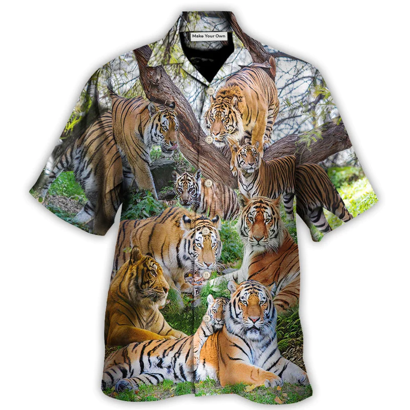 Hawaiian Shirt / Adults / S Tiger God Is In The Tiger As Well As In The Lamb - Hawaiian Shirt - Reefox