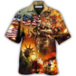 Hawaiian Shirt / Adults / S Veteran America Independence Day Veteran USA - Hawaiian Shirt - Reefox