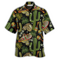 Hawaiian Shirt / Adults / S Skull Mexican Skull Black Style - Hawaiian Shirt - Reefox