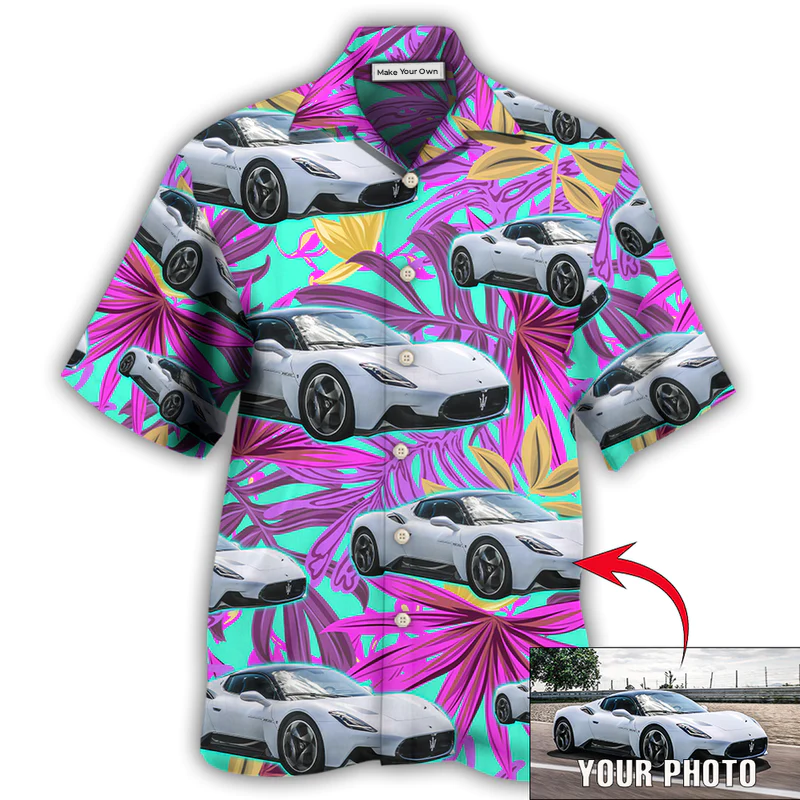 1 / Adults / S Car Various Style Custom Photo - Hawaiian Shirt - Reefox