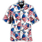 Hawaiian Shirt / Adults / S America Independence Day Basic Style - Hawaiian Shirt - Reefox