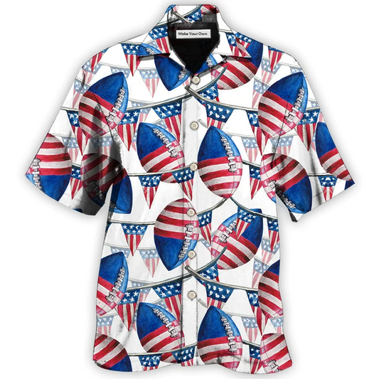 Hawaiian Shirt / Adults / S America Independence Day Basic Style - Hawaiian Shirt - Reefox