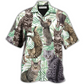 Hawaiian Shirt / Adults / S Cat Tropical Leaf Tabby Cat - Hawaiian Shirt - Reefox