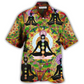 Hawaiian Shirt / Adults / S Yoga In A Wonderful Life - Hawaiian Shirt - Reefox