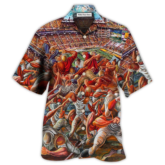 American Football Strong Power - Hawaiian Shirt - Reefox