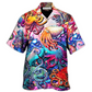 Hawaiian Shirt / Adults / S Octopus Colorful Lover Art Style - Hawaiian Shirt - Reefox