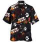 Hawaiian Shirt / Adults / S Car Racing I Like Racing And Dogs - Hawaiian Shirt - Reefox