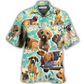 Hawaiian Shirt / Adults / S Dog Love Dog Floral - Hawaiian Shirt - Reefox