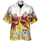 Hawaiian Shirt / Adults / S Christmas Santa I Want More Beer - Hawaiian Shirt - Reefox