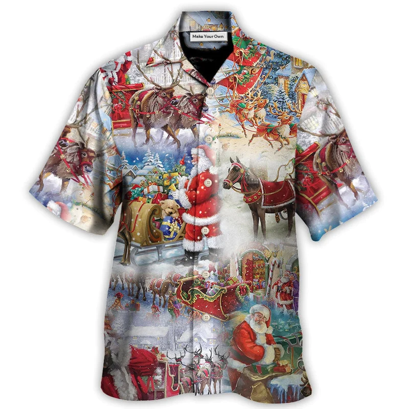 Hawaiian Shirt / Adults / S Christmas Believe In The Magic Of Christmas - Hawaiian Shirt - Reefox