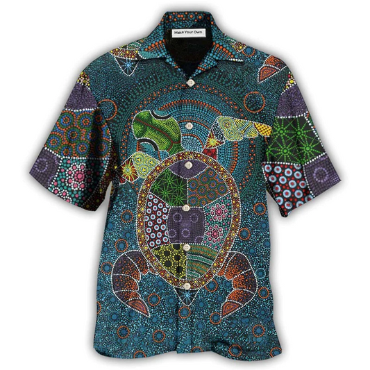 Hawaiian Shirt / Adults / S Turtle Love Life Style - Hawaiian Shirt - Reefox