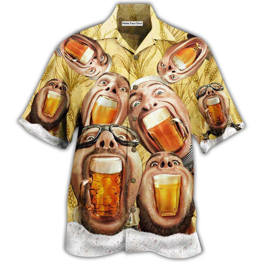 Hawaiian Shirt / Adults / S Beer Wish You Were Beer - Hawaiian Shirt - Reefox