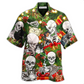 Hawaiian Shirt / Adults / S Skull My Cat And I Talk Sht About You - Hawaiian Shirt - Reefox