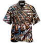 Hawaiian Shirt / Adults / S Gun Make No Mistake About It, It's American Control - Hawaiian Shirt - Reefox