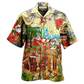 Hawaiian Shirt / Adults / S Christmas Mele Kalikimaka From Hawaii With Flower - Hawaiian Shirt - Reefox