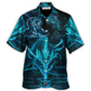 Hawaiian Shirt / Adults / S Dragon Blue Lighting And The Witch - Hawaiian Shirt - Reefox