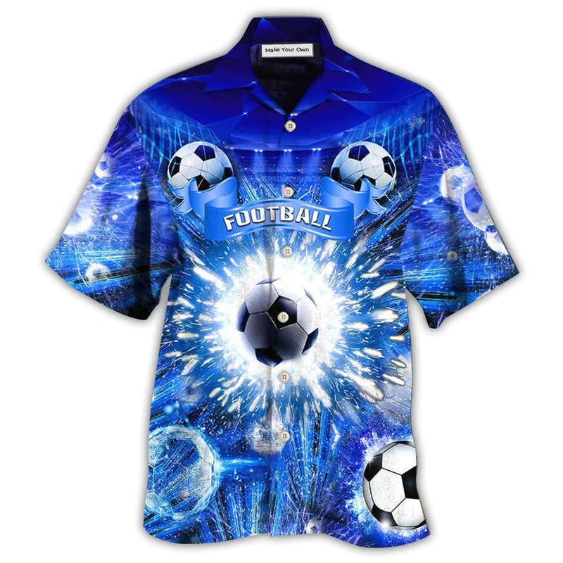 Hawaiian Shirt / Adults / S Soccer What Happens At Soccer Stays - Hawaiian Shirt - Reefox