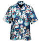 Hawaiian Shirt / Adults / S Christmas Happy Snowman Xmas - Hawaiian Shirt - Reefox