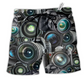 Beach Short / Adults / S Camera Look Through Cameras Dark Style - Beach Short Reefox - Owls Matrix LTD