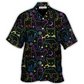 Hawaiian Shirt / Adults / S Cat Neon Colorful Playing With Kitten Magical - Hawaiian Shirt - Reefox