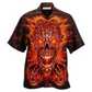 Hawaiian Shirt / Adults / S Skull Fire Love Red Smile - Hawaiian Shirt - Reefox