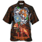 Hawaiian Shirt / Adults / S Pitbull Dog I Like Dogs And Tigers - Hawaiian Shirt - Reefox